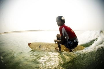 Druva surfing Mangalore Jetty