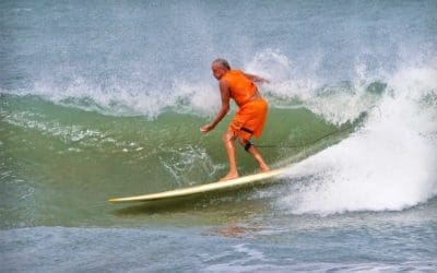 Monk sets up a monastery for surfers